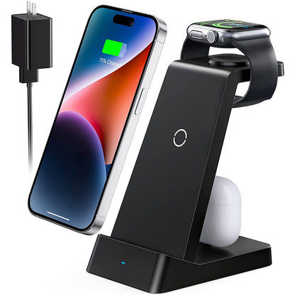 Wireless Charger Three-in-one Desktop 18W Charger FLIPSTYLEZLLC
