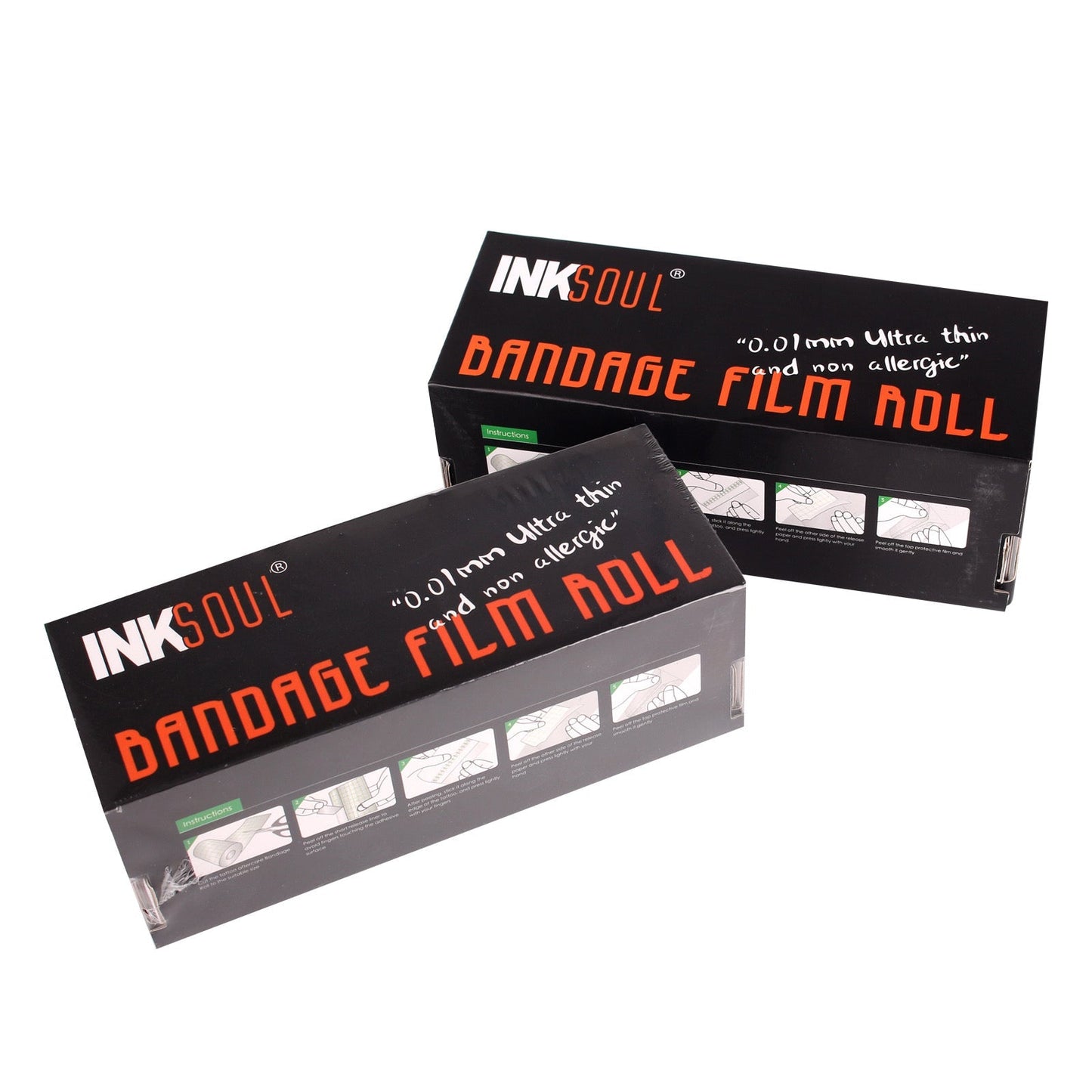 INKSOUL® Tattoo Aftercare Bandage Film 0.01mm ultrathin Roll 6in X 10yd INKSOULSUPPLY.COM