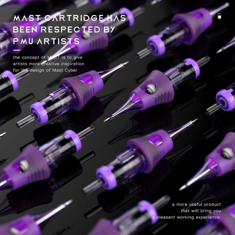 Mast Cyber Permanent Makeup Professional Cartridges Needles Magnum- Box of 20 INKSOULSUPPLY.COM
