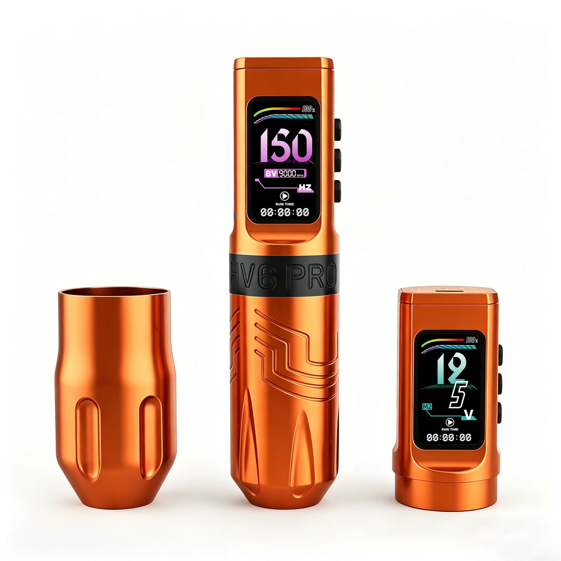 INKSOUL® Tattoo Machine Wiresles Pen 4.2MM Strokes Two Grips Two Batteries Two Modes 2 in 1 | HV6 PRO INKSOULSUPPLY.COM