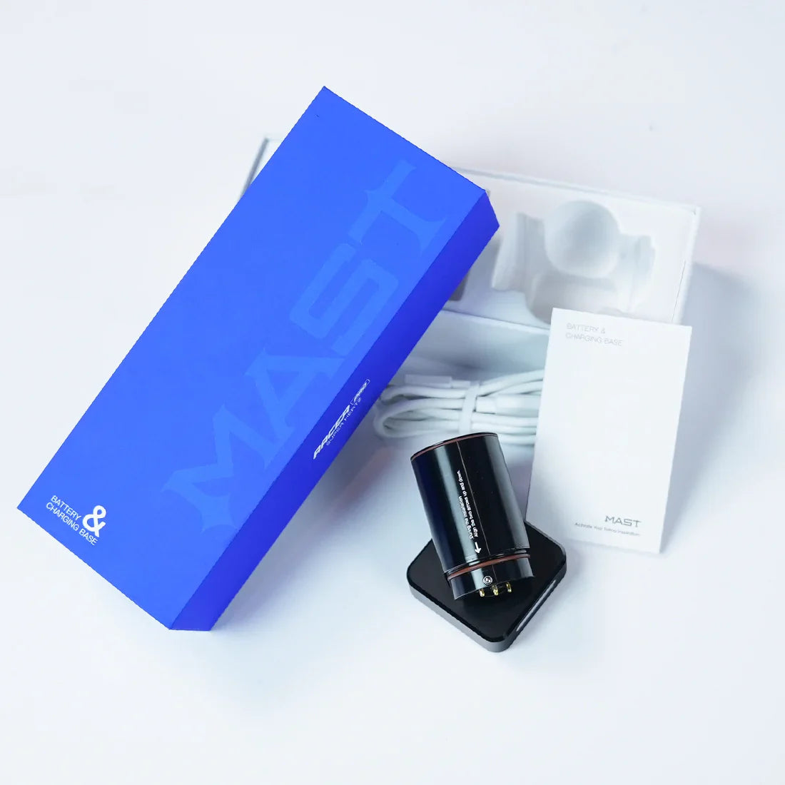 Original Battery&Charging Base for MAST Racer Pro Wireless Tattoo Pen Machine INKSOULSUPPLY.COM
