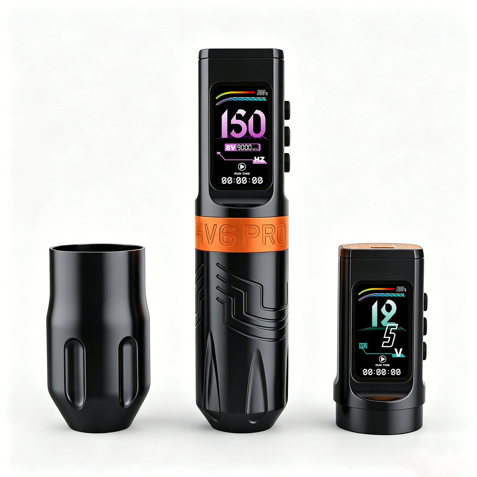 INKSOUL® Tattoo Machine Wiresles Pen 4.2MM Strokes Two Grips Two Batteries Two Modes 2 in 1 | HV6 PRO INKSOULSUPPLY.COM
