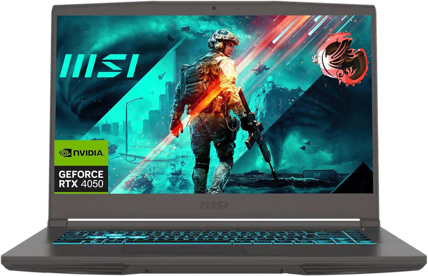 Msi 15.6" Thin A15 Gaming Laptop, 16GB DDR5, 512GB SSD, NVIDIA Geforce RTX 4050, Intel Core I5-13420H(Beat I7-11800H), Full HD Display, Backlit Keyboard, HDMI, Wi-Fi 6, Bluetooth, Windows 11, Black BazaarBox