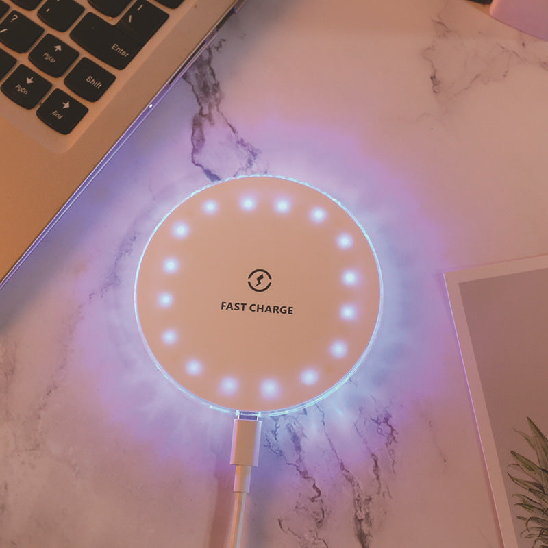 Mobile Phone Wireless Charger Round Wireless Charger FLIPSTYLEZLLC