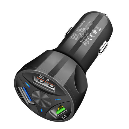 Fast Charge Car Charger One For Four Car Mobile Phone Charger Car Charger FLIPSTYLEZLLC