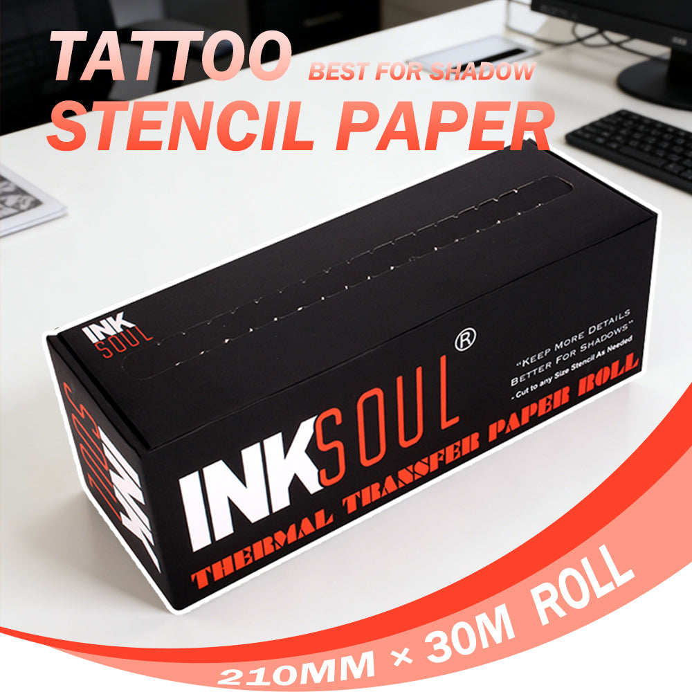 INKSOUL® Tattoo Stencil Paper Roll 210mm*30M INKSOULSUPPLY.COM