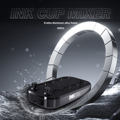INKSOUL® TATTOO INK CUP MIXER 8 sites Aluminum alloy frame INKSOULSUPPLY.COM