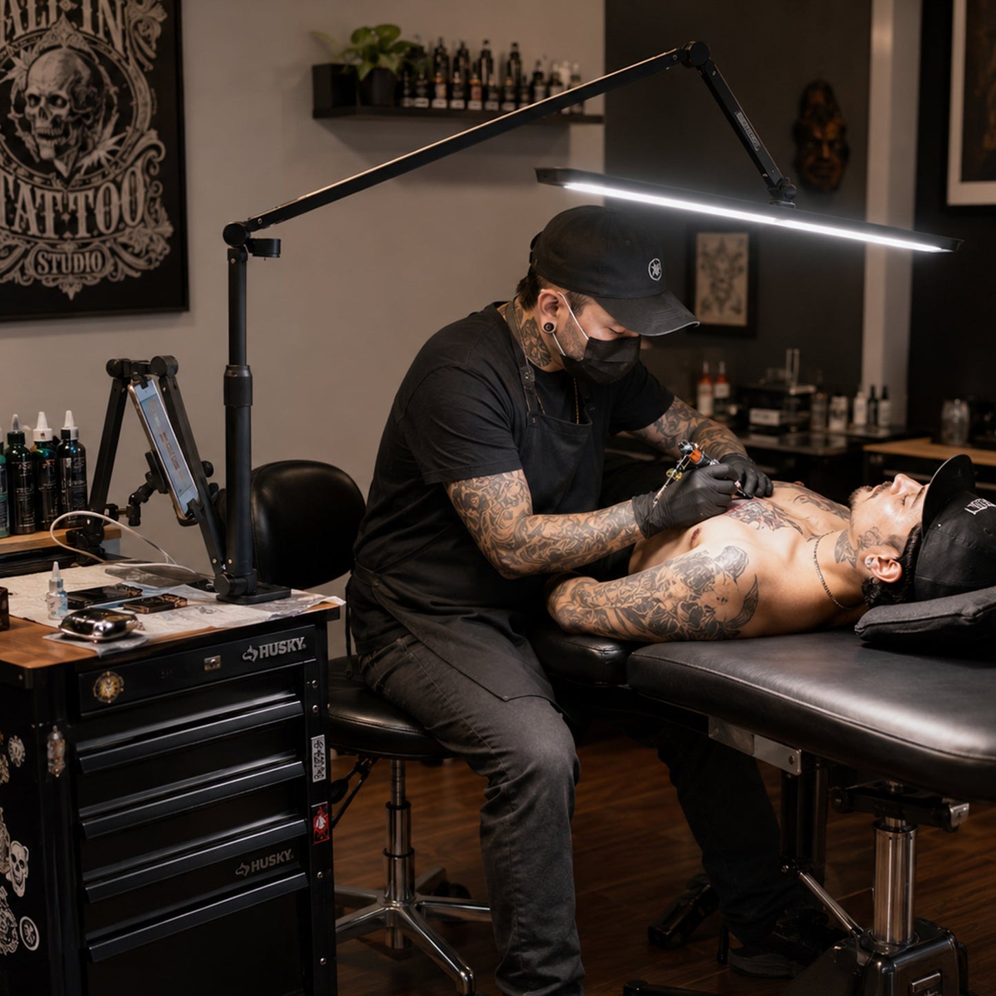 MULTIFUNCTIONAL AND CONVENIENT TATTOO CAR WORK LIGHT INKSOULSUPPLY.COM