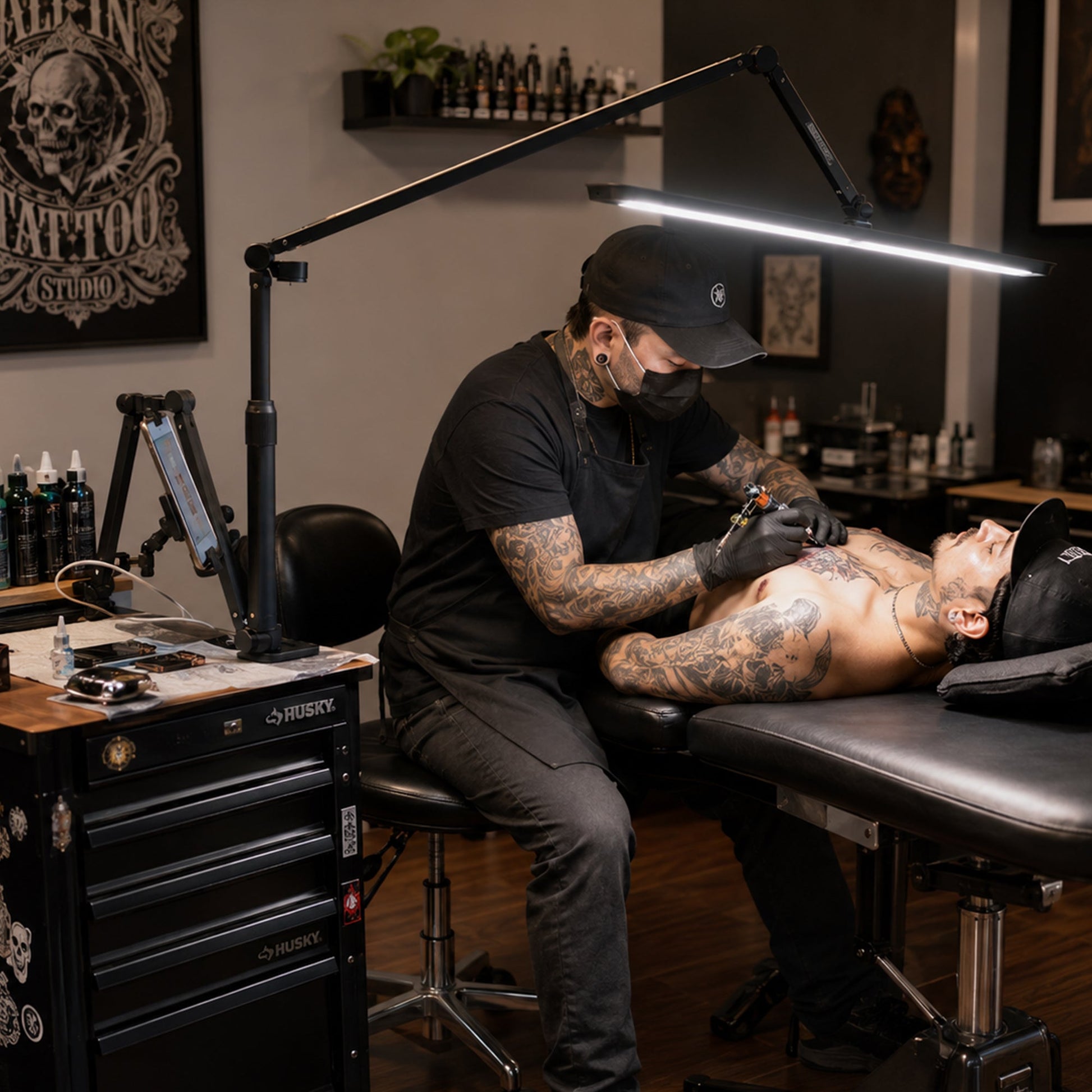 MULTIFUNCTIONAL AND CONVENIENT TATTOO CAR WORK LIGHT INKSOULSUPPLY.COM