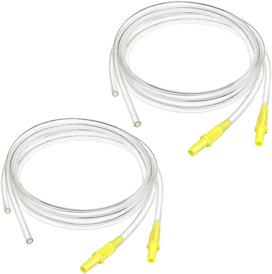 Pump in Style Tubing X4, Spare and Replacement Tubing Compatible with Medela Pump in Style Advanced Breast Pump - BPA Free (4 Pc)