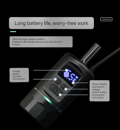 Multi-functional portable charging hand-held handle INKSOULSUPPLY.COM