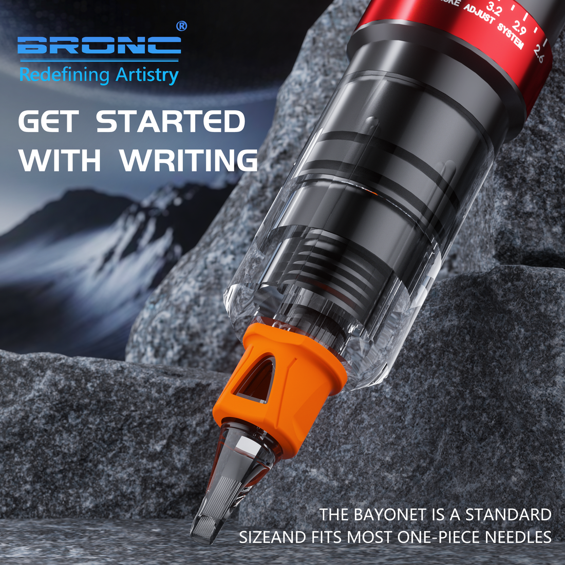 2024 BRONC Max V12 Adjustable Wireless Pen INKSOULSUPPLY.COM