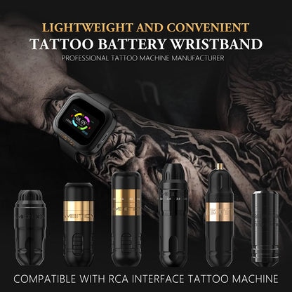 Ambition S1 Touch Screen Tattoo Battery Wristband Supply INKSOULSUPPLY.COM
