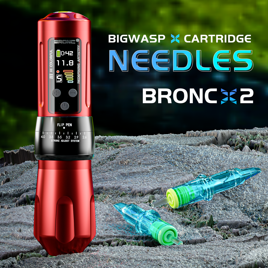 2024 BRONC X2 Adjustable Wireless Pen INKSOULSUPPLY.COM