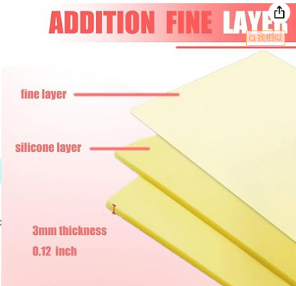 6 Pcs 3mm Tattoo Skin Practice Kit,12x8 in Thick Blank Silicone Fake Skin INKSOULSUPPLY.COM