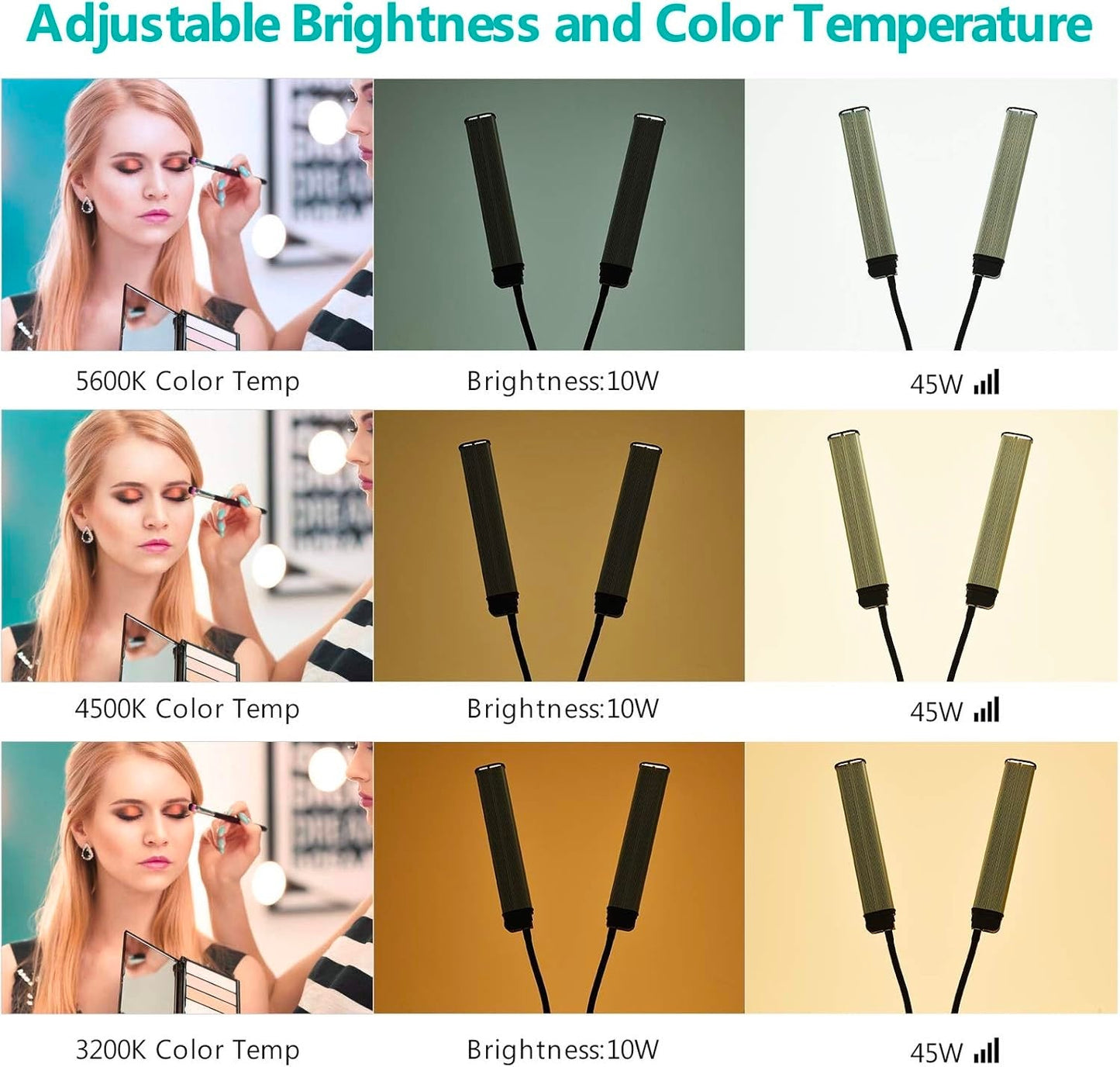 INKSOUL Flexible Double Arms LED Fill Light INKSOULSUPPLY.COM