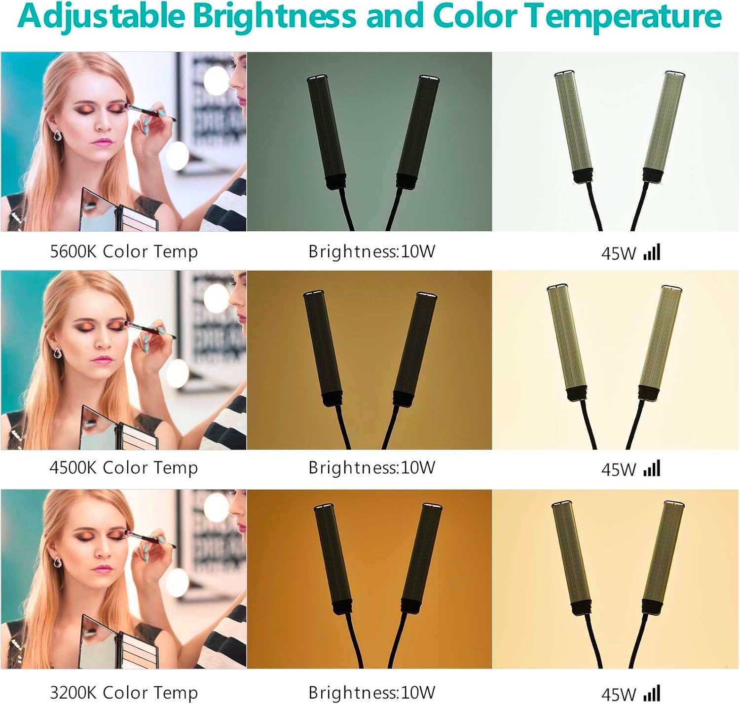 INKSOUL Flexible Double Arms LED Fill Light INKSOULSUPPLY.COM