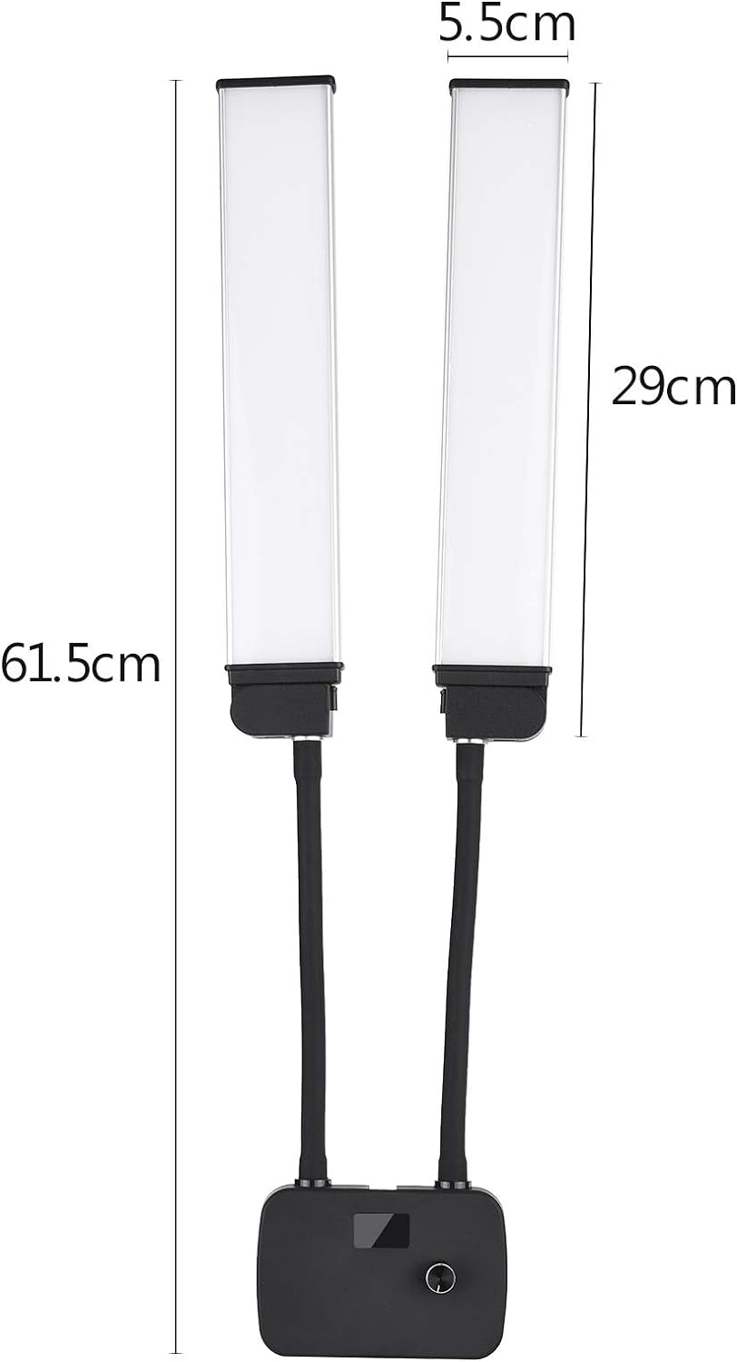 INKSOUL Flexible Double Arms LED Fill Light INKSOULSUPPLY.COM