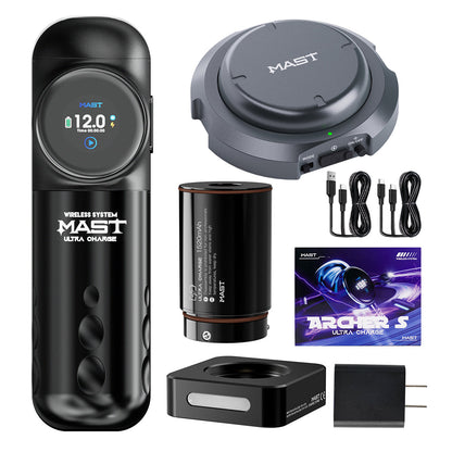 Tattoo Kit | Dragonhawk Archer S Machine Pen Wireless Professional Bundle with Bluetooth Pedal INKSOULSUPPLY.COM