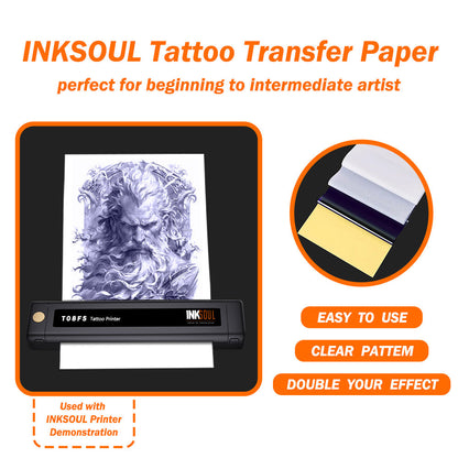 INKSOUL®  TATTOO STENCIL PAPER （best for shadow） INKSOULSUPPLY.COM
