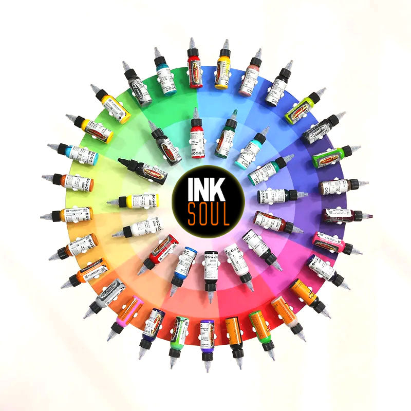 360° Tattoo Ink Display Turntable Wheel Rack INKSOULSUPPLY.COM