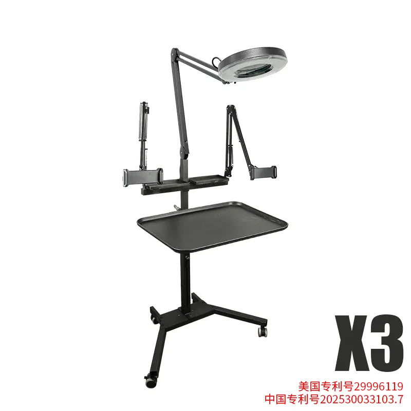 TAIDU PROMOTION MULTI-FUNCTIONAL DOUBLE HOLDER TATTOO BENCH WITH LIGHT INKSOULSUPPLY.COM