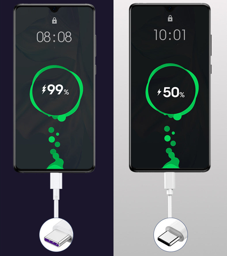 Super Fast Charging USB Single Head Mobile Phone Data Cable Type C Russell E-Commerce