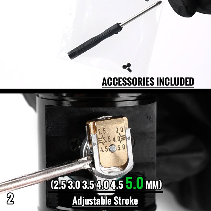 EZ P3 Pro Turbo 2.0 Upgrade Direct Drive Wireless Tattoo Machine with Adjustable Stroke 5.0mm INKSOULSUPPLY.COM