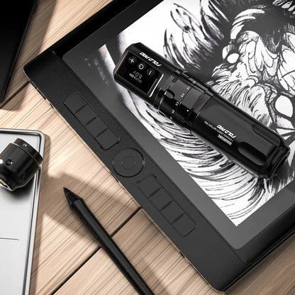 Dragonhawk Wireless Tattoo Pen Machine with 7 Stroke Length | Fold Pro INKSOULSUPPLY.COM
