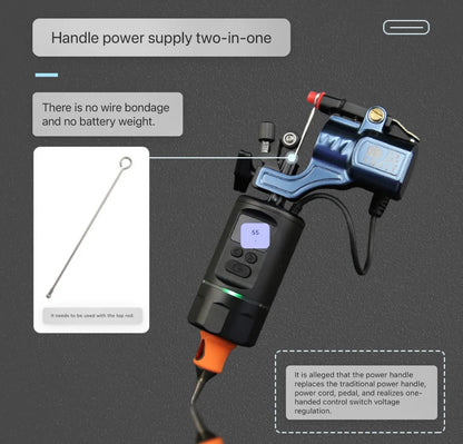 Multi-functional portable charging hand-held handle INKSOULSUPPLY.COM