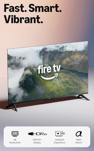 Amazon Fire TV 50" 4-Series (newest model), 4K Ultra HD smart TV with Alexa Remote, HDR10+, fast processor, Dolby Audio, Ambient Experience, free and live TV Russell E-Commerce