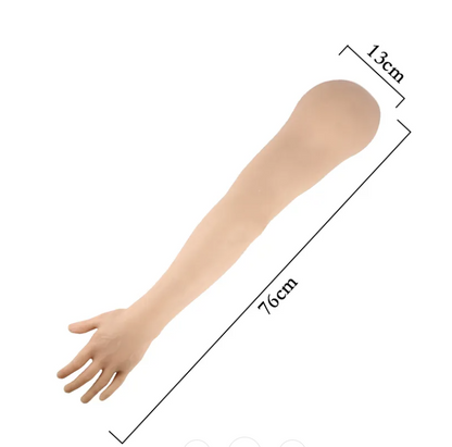 Tattoo imitation silicone movable joint arm INKSOULSUPPLY.COM