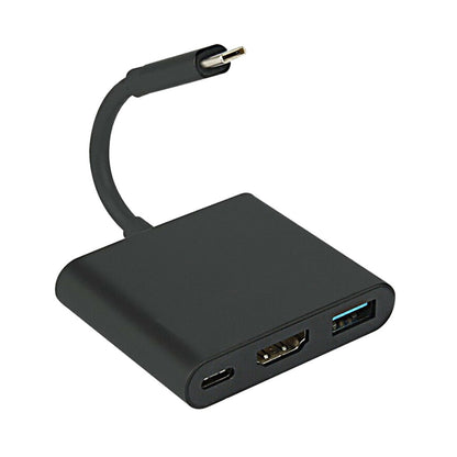 Type C HDTV Multi-Adapter TYPE-C TO HDMI+USB+TYPE-C 3 in 1 FLIPSTYLEZLLC