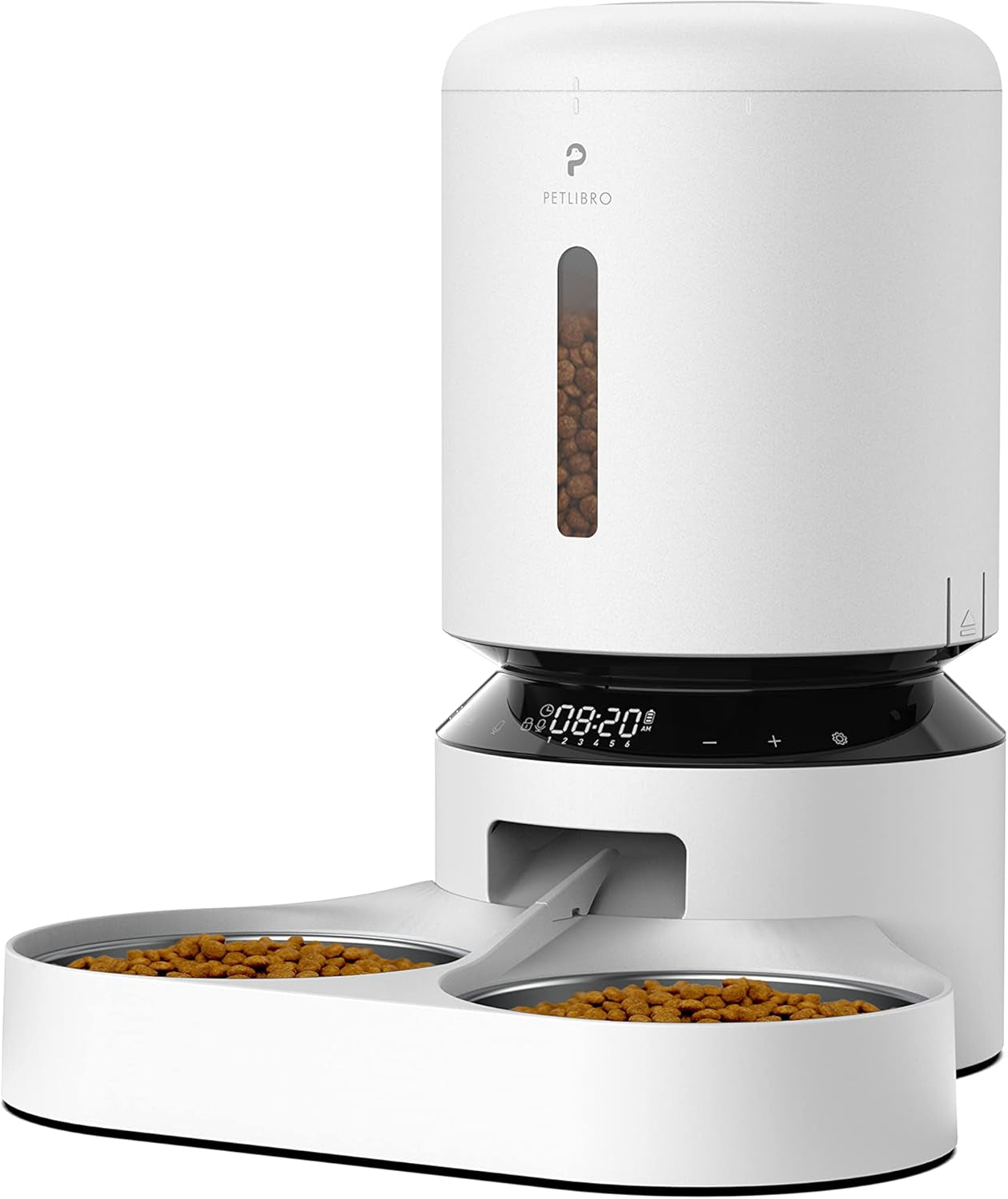 PETLIBRO Automatic Cat Feeder with Camera for Two Cats, 1080P HD Video with Night Vision, 5G Wifi Pet Feeder with Phone APP Control, 2-Way Audio for Cat & Dog, Low Food & Motion & Sound Alerts BazaarBox