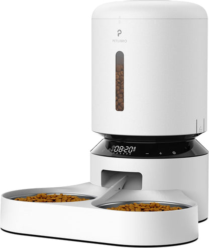 PETLIBRO Automatic Cat Feeder with Camera for Two Cats, 1080P HD Video with Night Vision, 5G Wifi Pet Feeder with Phone APP Control, 2-Way Audio for Cat & Dog, Low Food & Motion & Sound Alerts BazaarBox
