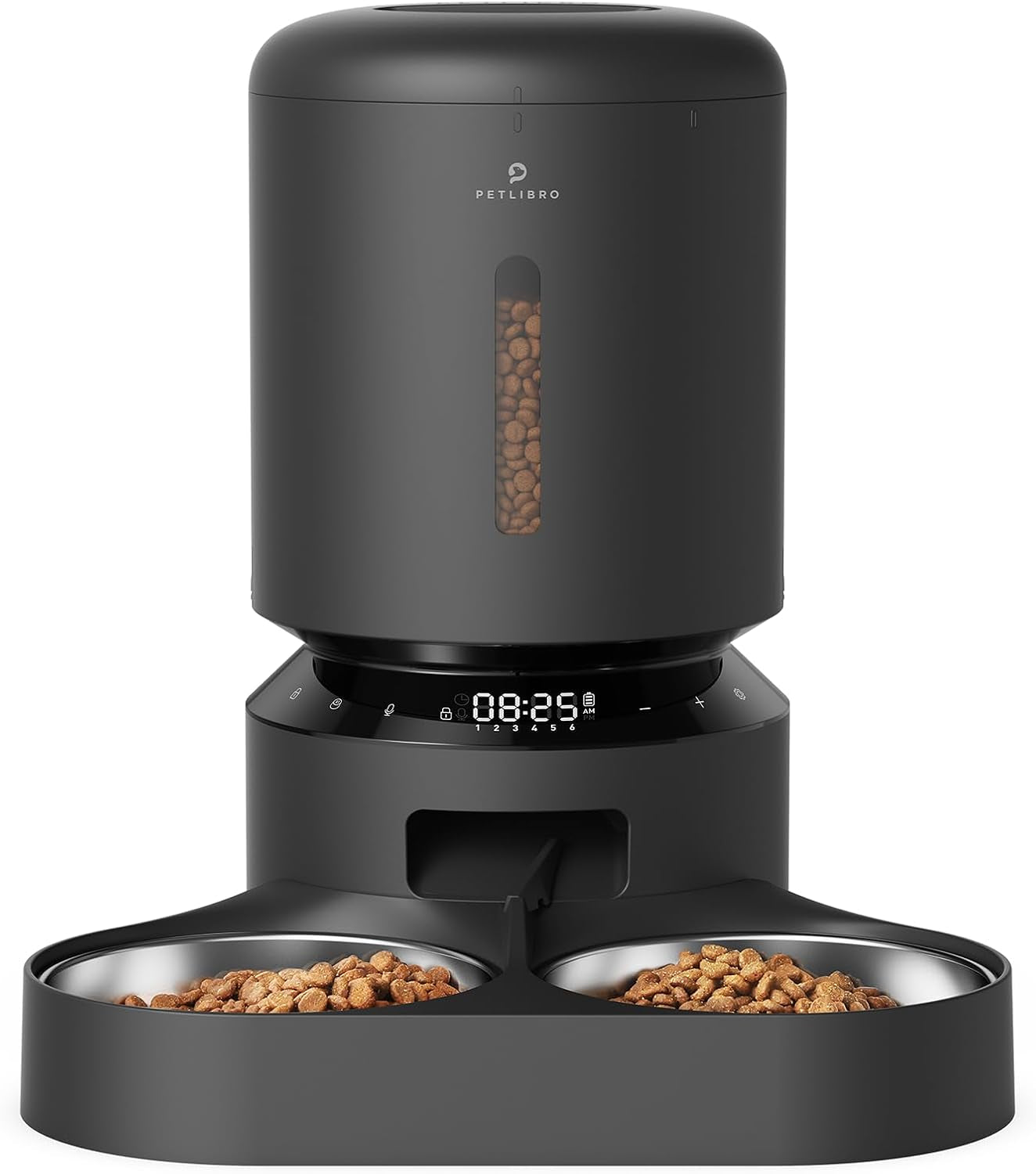 PETLIBRO Automatic Cat Feeder with Camera for Two Cats, 1080P HD Video with Night Vision, 5G Wifi Pet Feeder with Phone APP Control, 2-Way Audio for Cat & Dog, Low Food & Motion & Sound Alerts BazaarBox