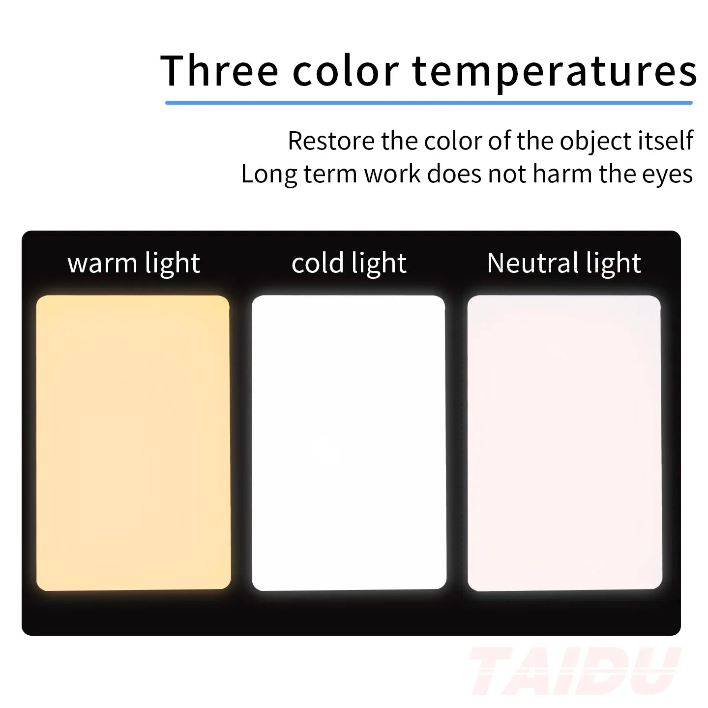 TAIDU PROMOTIONAL PL-48 LARGE PANEL TELESCOPING TATTOO WALL LIGHT INKSOULSUPPLY.COM
