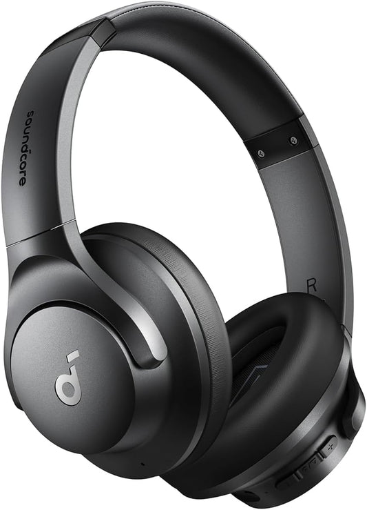 Soundcore by Anker Q20i Hybrid Active Noise Cancelling Headphones, Wireless Over-Ear Bluetooth, 40H Long ANC Playtime, Hi-Res Audio, Big Bass, Customize via an App, Transparency Mode Russell E-Commerce