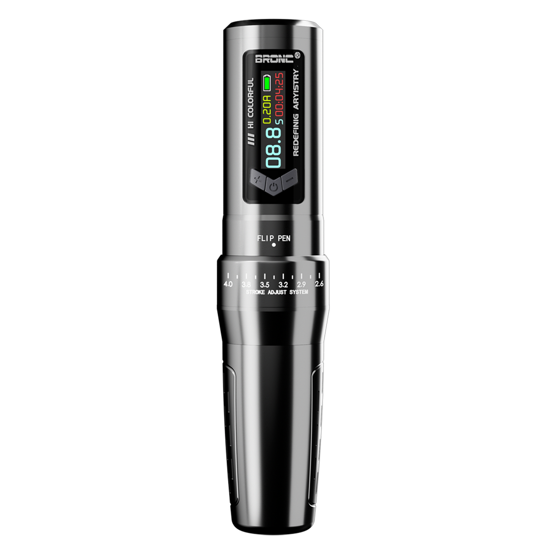 Bronc SIREN Adjustable Wireless Tattoo Pen INKSOULSUPPLY.COM
