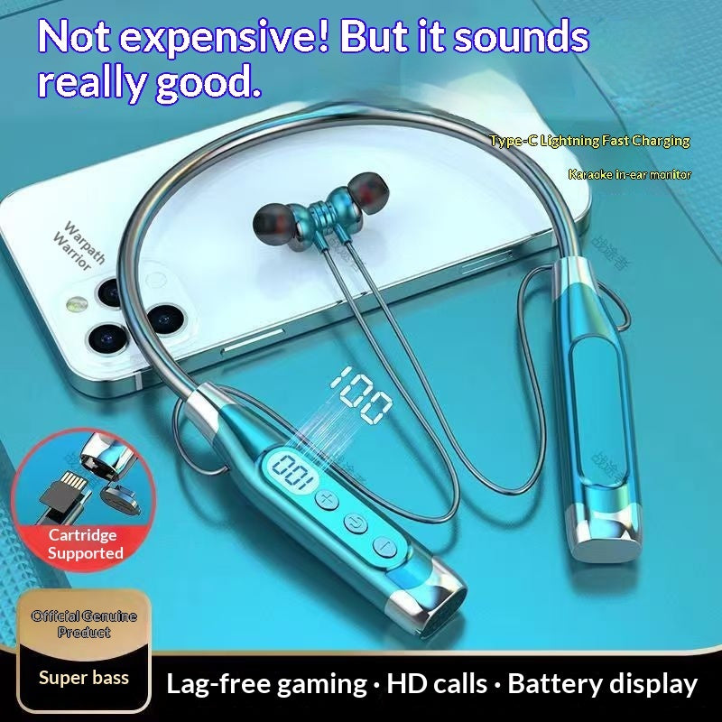 Wireless Bluetooth Neckband Earbuds With Ultra-long Battery Life FLIPSTYLEZLLC