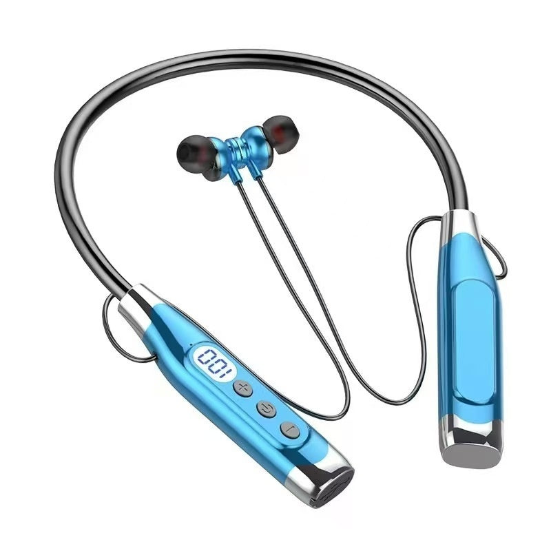 Wireless Bluetooth Neckband Earbuds With Ultra-long Battery Life FLIPSTYLEZLLC
