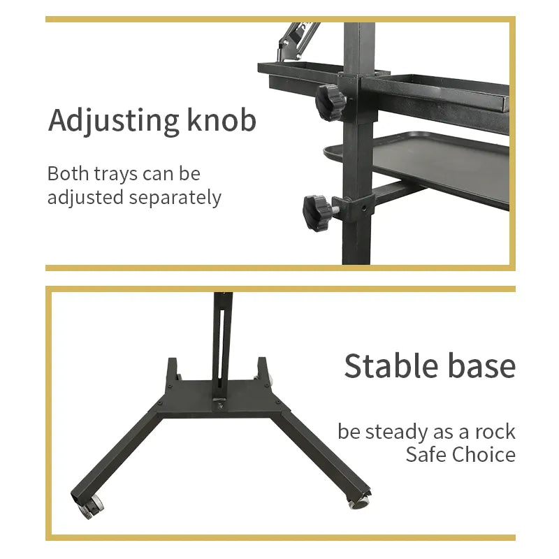 TAIDU PROMOTION MULTI-FUNCTIONAL DOUBLE HOLDER TATTOO BENCH WITH LIGHT INKSOULSUPPLY.COM