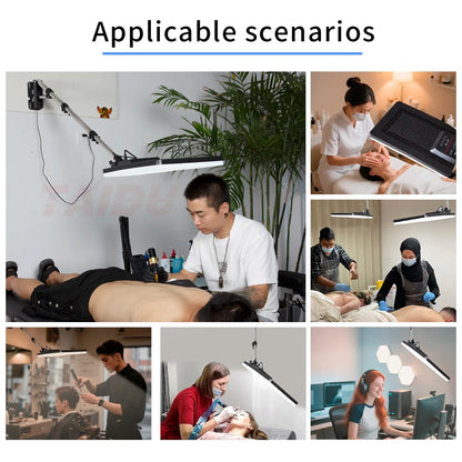 TAIDU PROMOTIONAL PL-48 LARGE PANEL TELESCOPING TATTOO WALL LIGHT INKSOULSUPPLY.COM