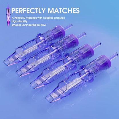 Mast Pro Tattoo Cartridges Needles 0.30MM/0.35MM Magnum – Box of 20Pcs INKSOULSUPPLY.COM