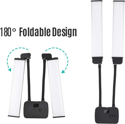 INKSOUL Flexible Double Arms LED Fill Light INKSOULSUPPLY.COM