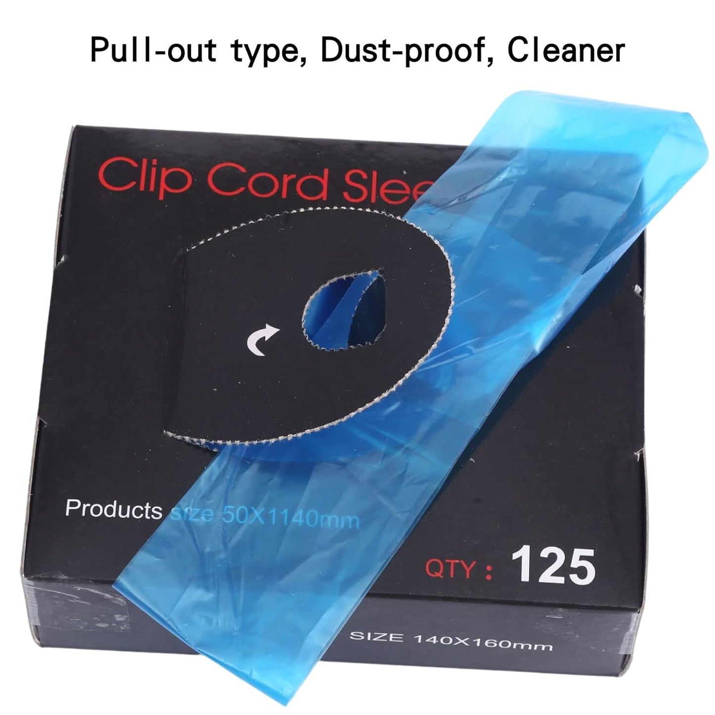 125pcs/box Disposable Tattoo Clip Cord Covers INKSOULSUPPLY.COM