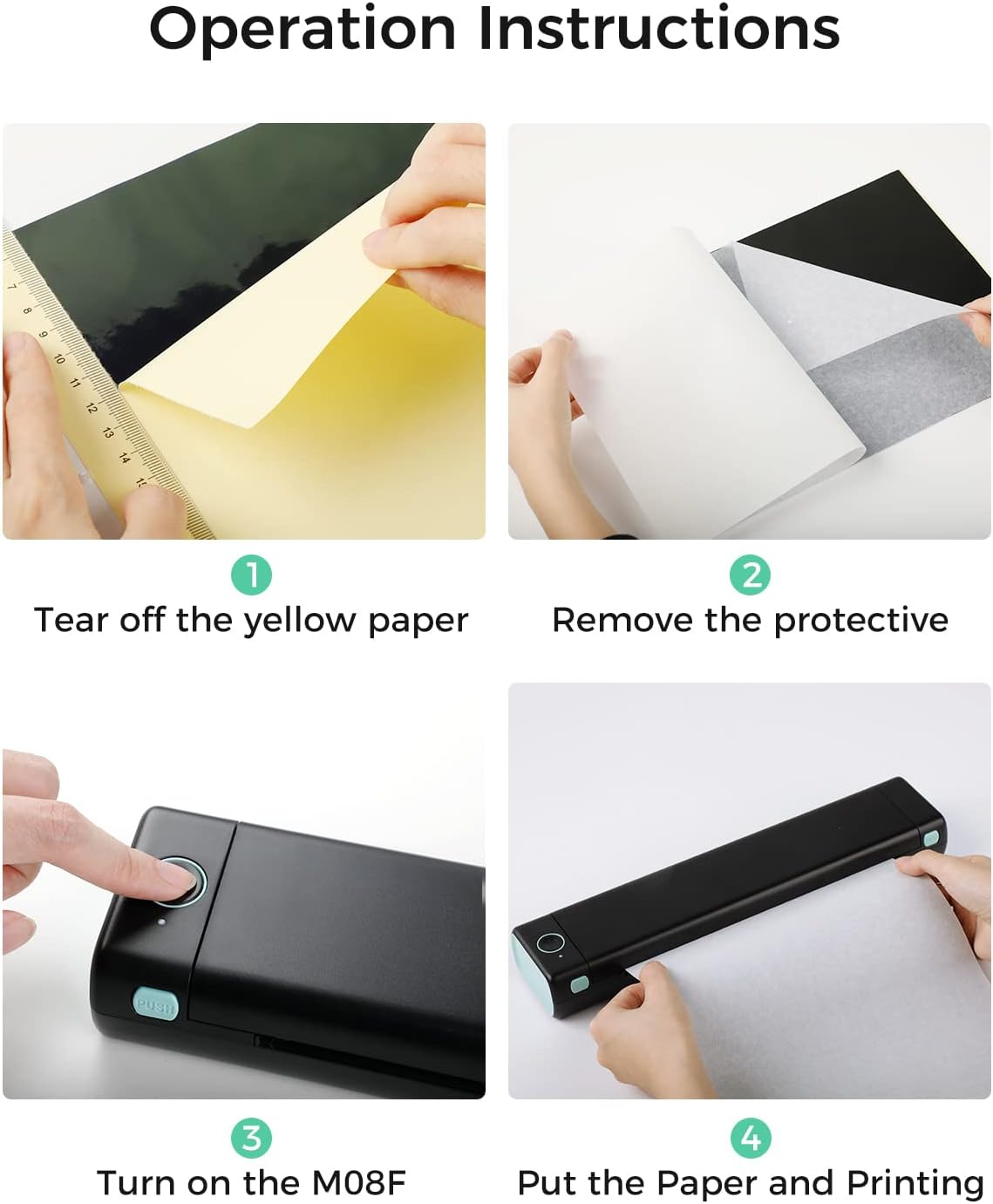 Phomemo M08F Wireless Tattoo Transfer Stencil Printer 216mm INKSOULSUPPLY.COM