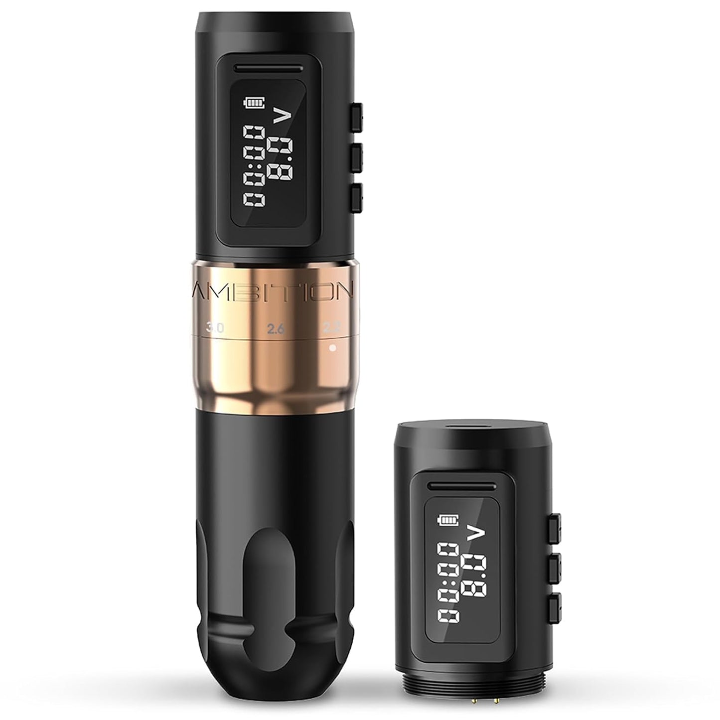Ambition MARS-U Wireless Tattoo Machine with Adjustable Stroke INKSOULSUPPLY.COM