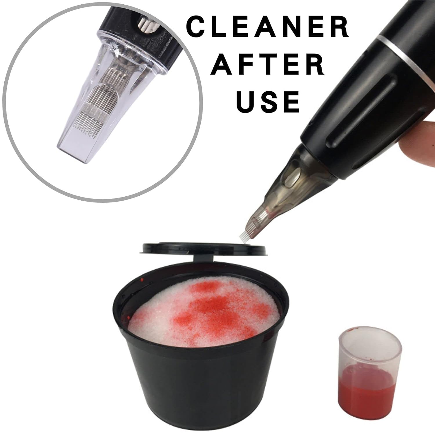 18pcs High-Quality Tattoo Dip Cup Caps INKSOULSUPPLY.COM