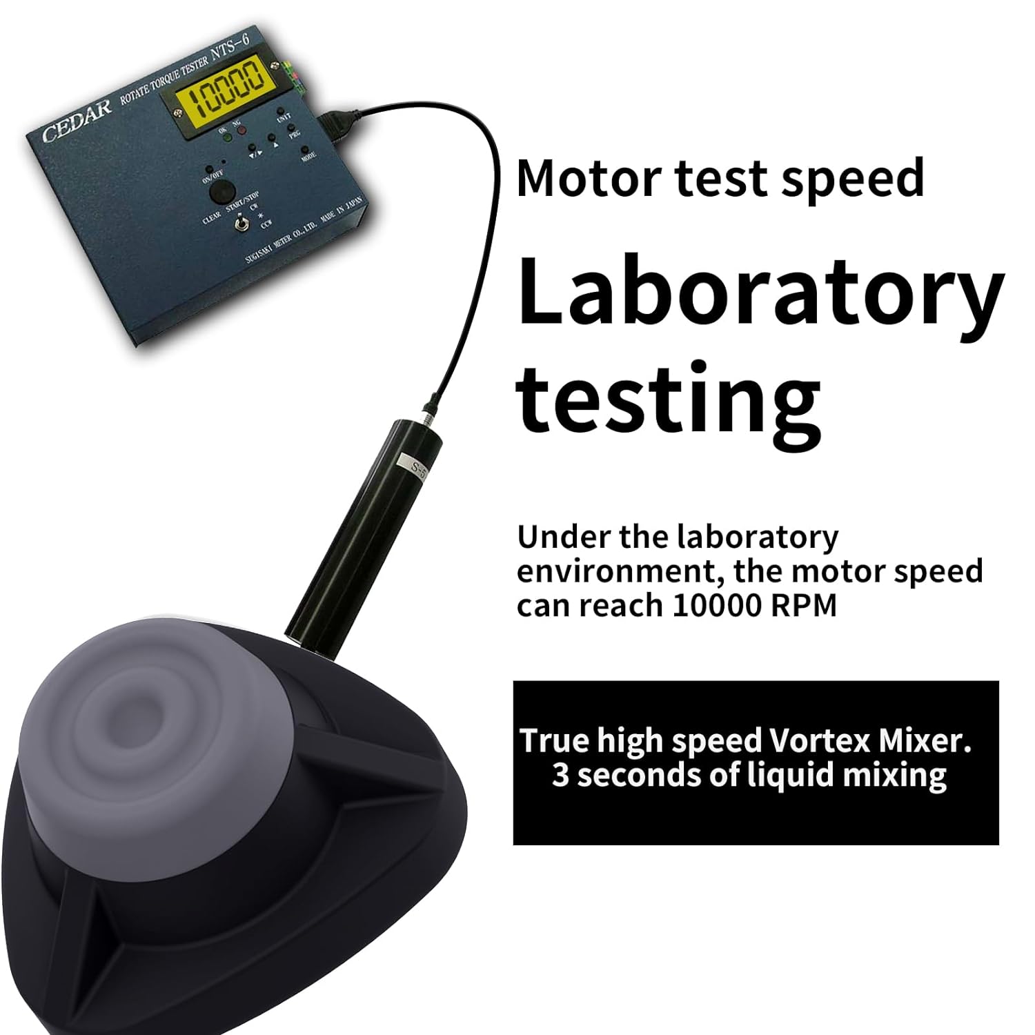 INKSOUL®️  VM-300 Mini Vortex Mixer 10000RPM Lab Mixer INKSOULSUPPLY.COM